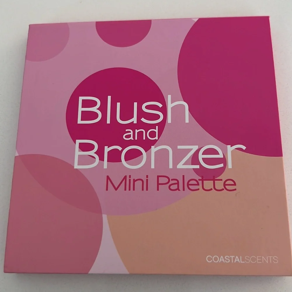 COASTAL SCENTS BLUSH and BRONZER Mini Palette Contouring Tones 5 Shades NWOT